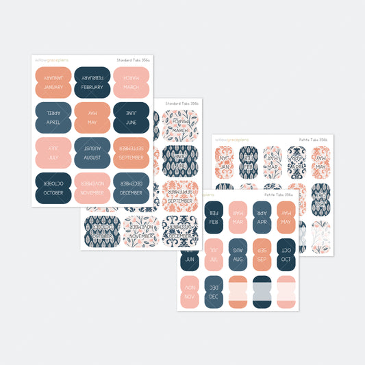 Planner Tabs | Petaled Print