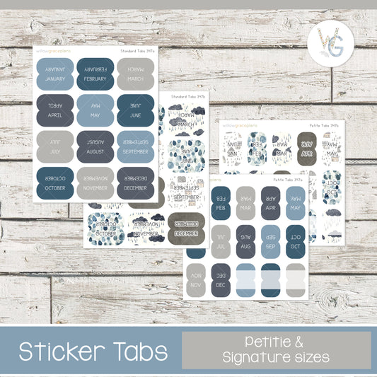 Planner Tabs | Rainy Day