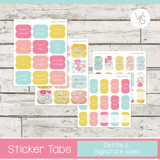 Planner Tabs | Spring Garden