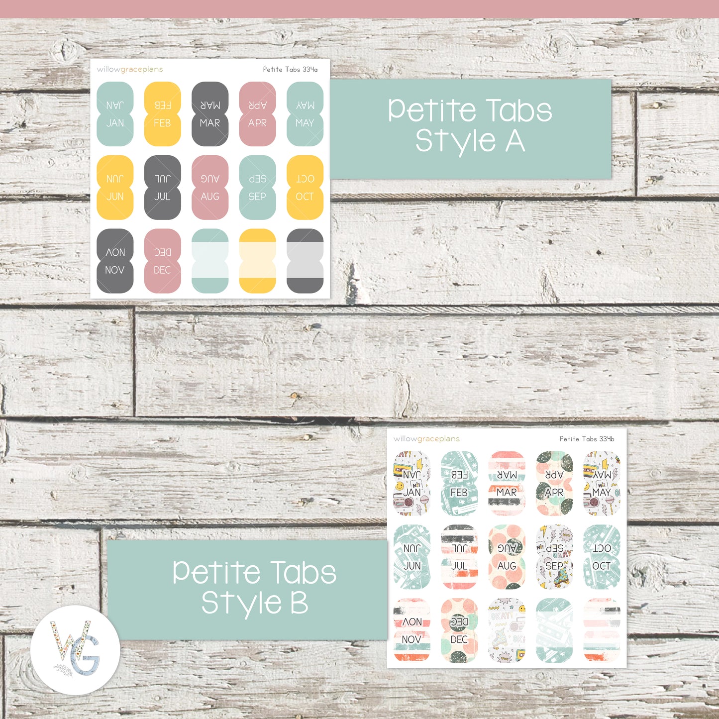 Planner Tabs | Retro Vibes