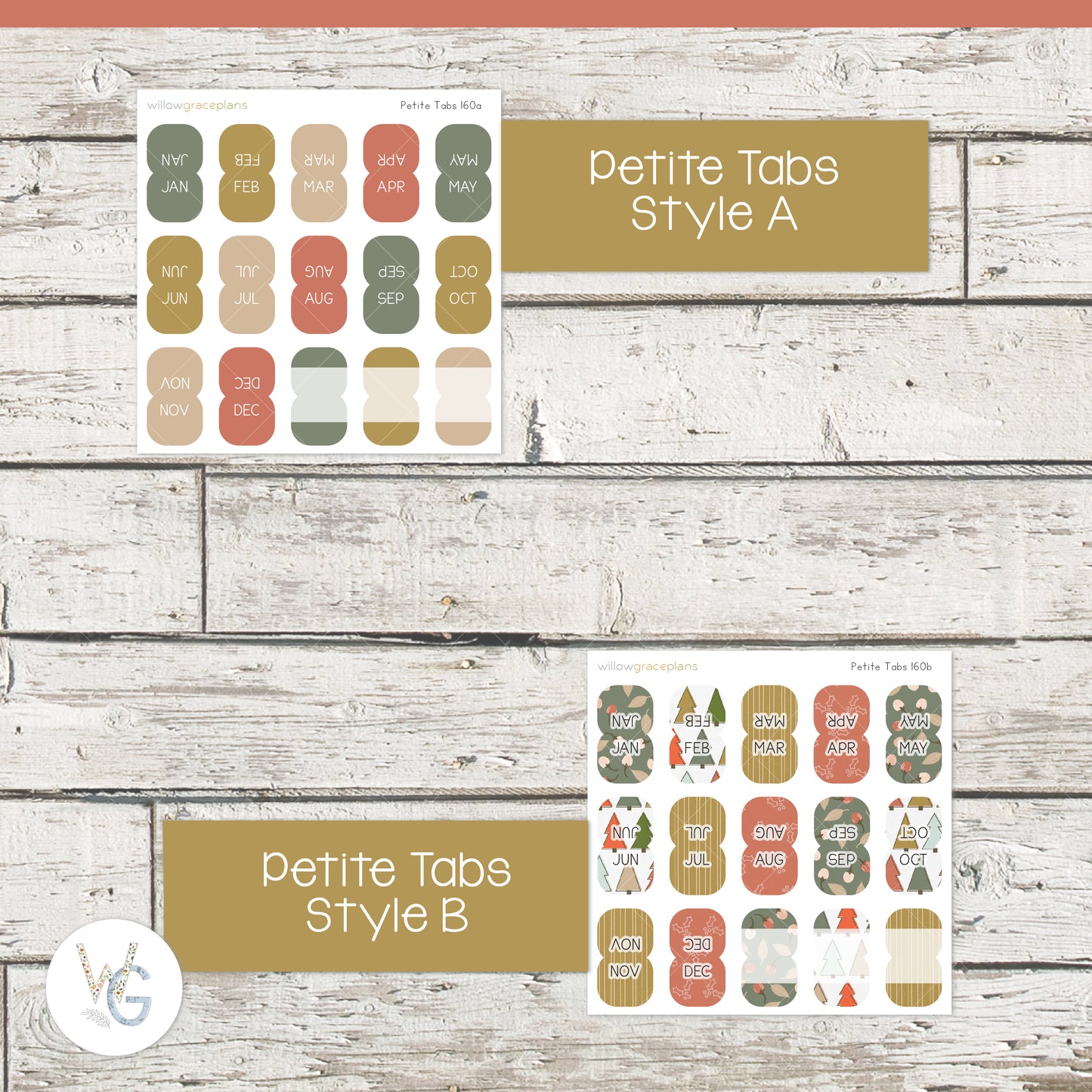 Planner Tabs | Merry Pines