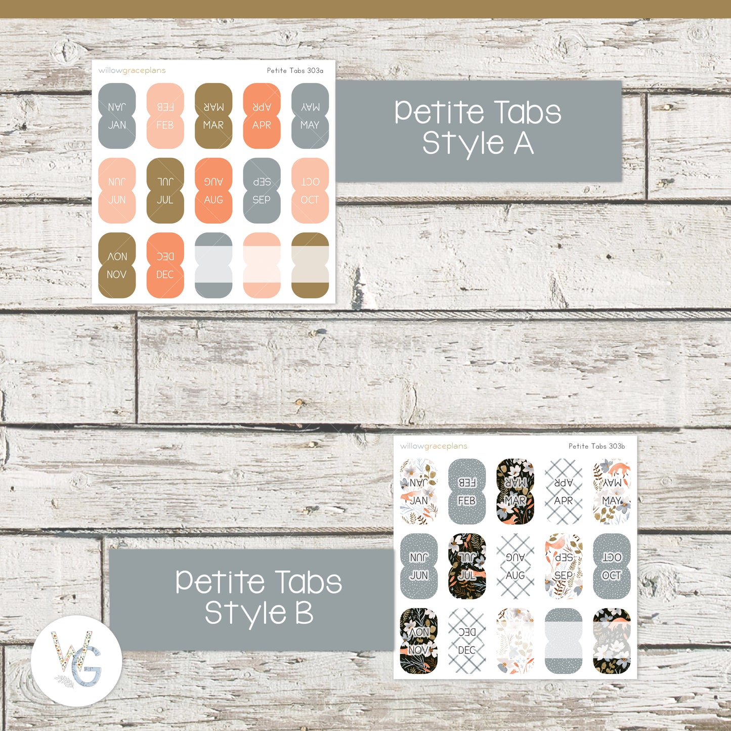 Planner Tabs | Fox Hallow