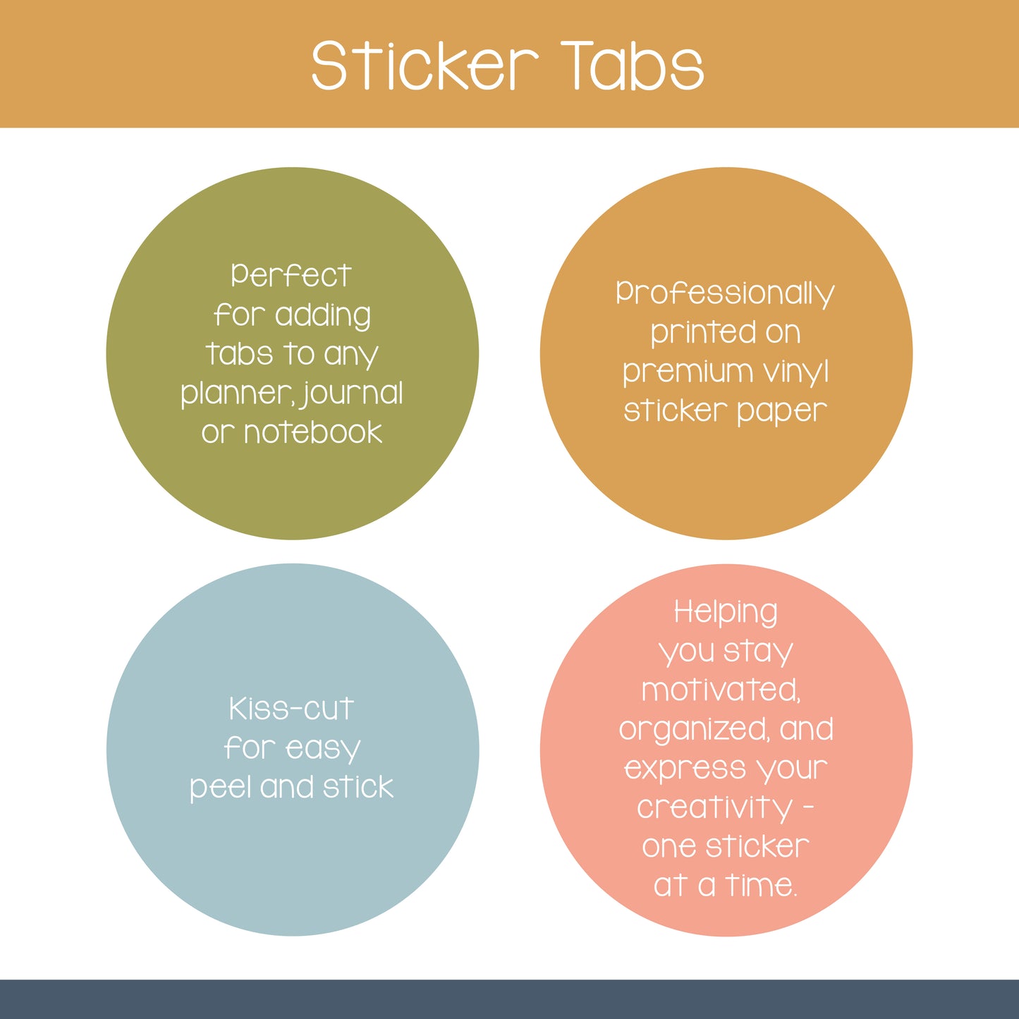 Planner Tabs | Sunny Blooms