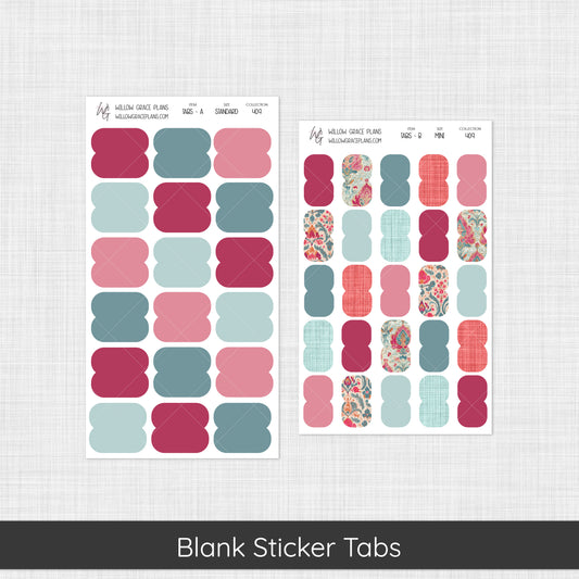 Blank Sticker Tabs | Boho Oasis (409)