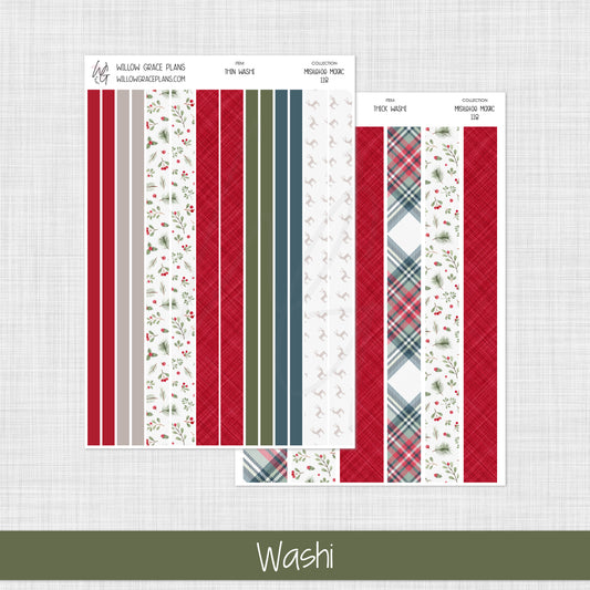 Washi Stickers | Mistletoe Magic - December 2026