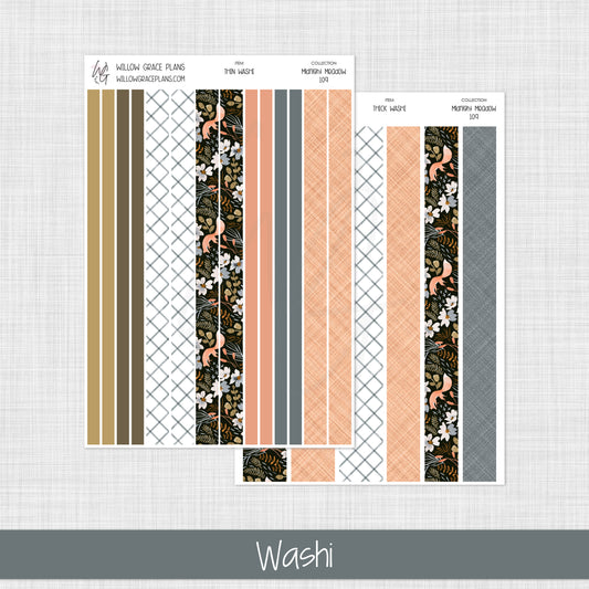 Washi Stickers | Midnight Meadow (109)