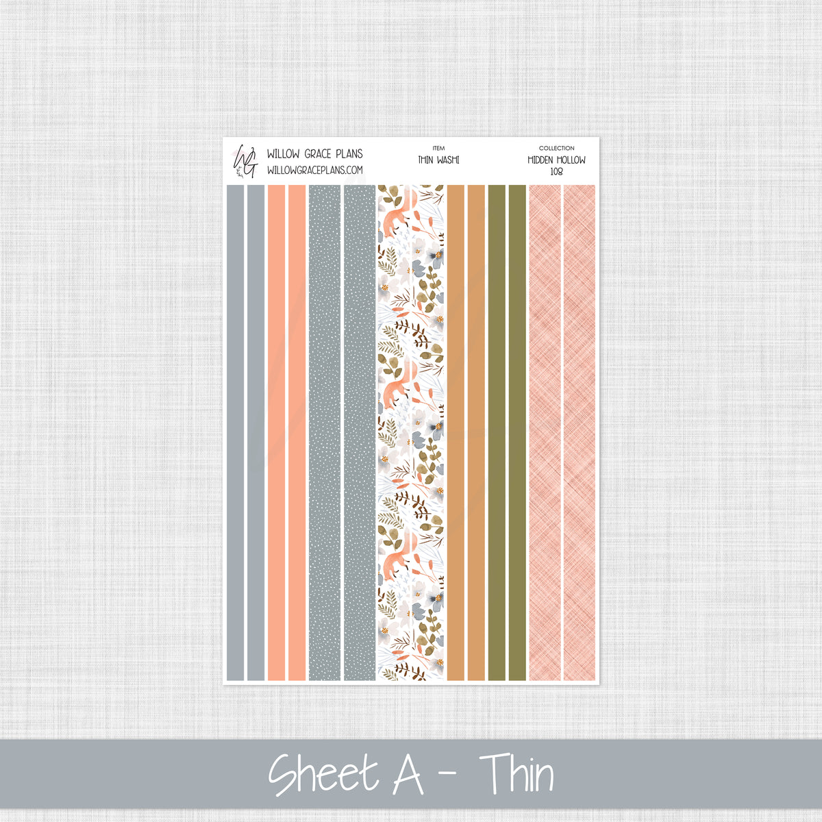 Washi Stickers | Hidden Hollow