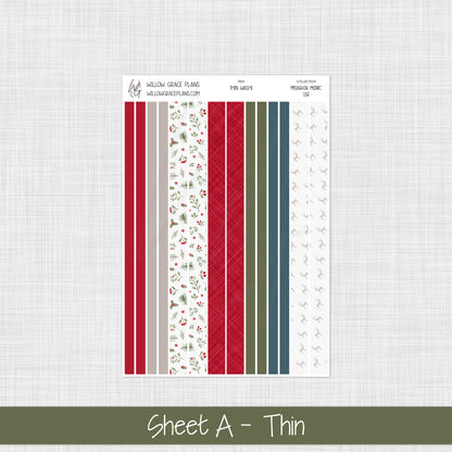 Washi Stickers | Mistletoe Magic - December 2026