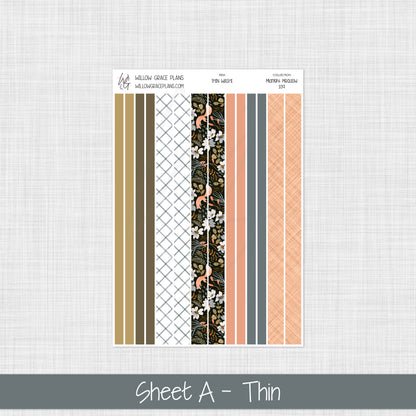 Washi Stickers | Midnight Meadow (109)
