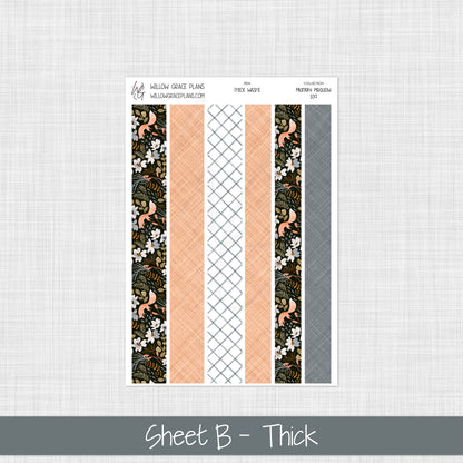 Washi Stickers | Midnight Meadow (109)