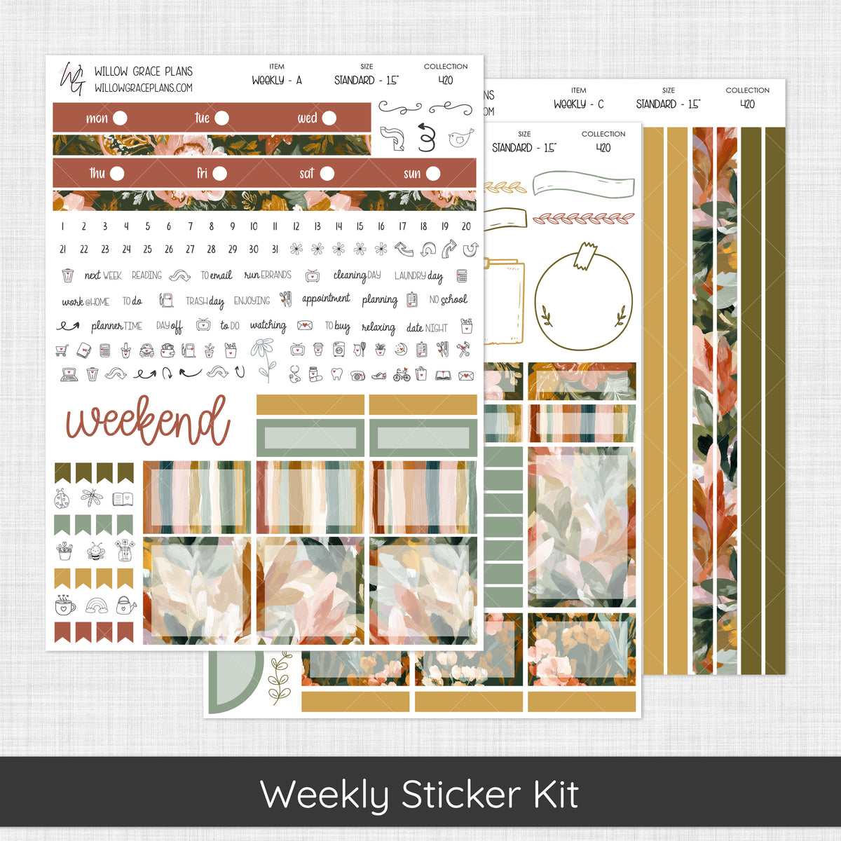 Weekly Sticker Kit (420)