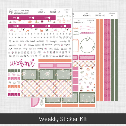 Weekly Sticker Kit | Changing Seasons (111)