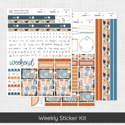 Weekly Sticker Kit | Pumpkin Spice (102)