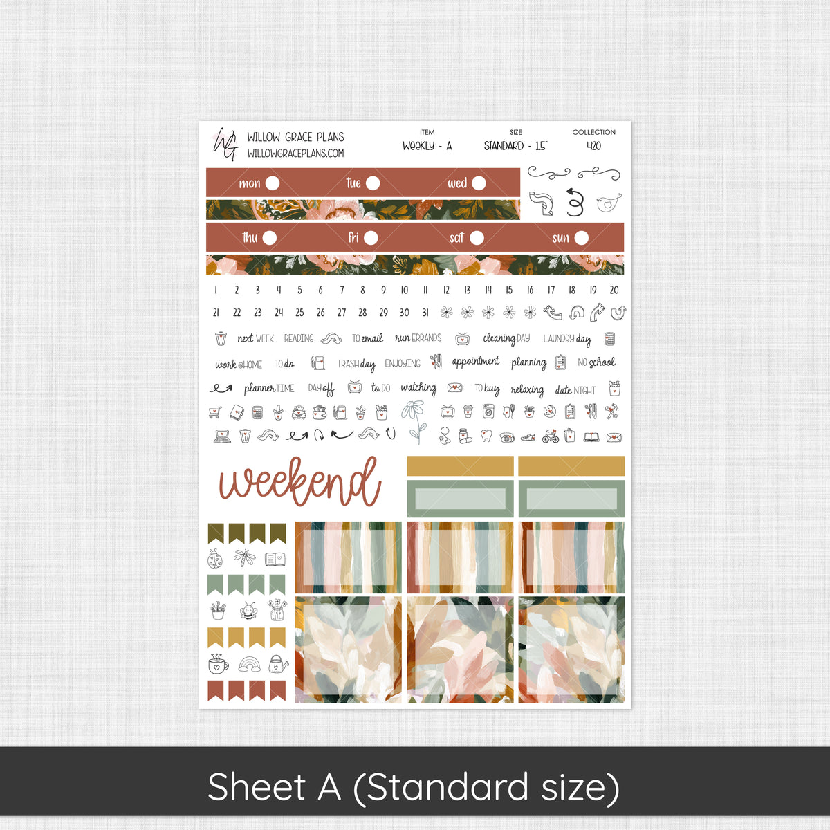 Weekly Sticker Kit (420)