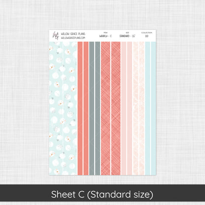 Weekly Sticker Kit | Winter Blush (110)