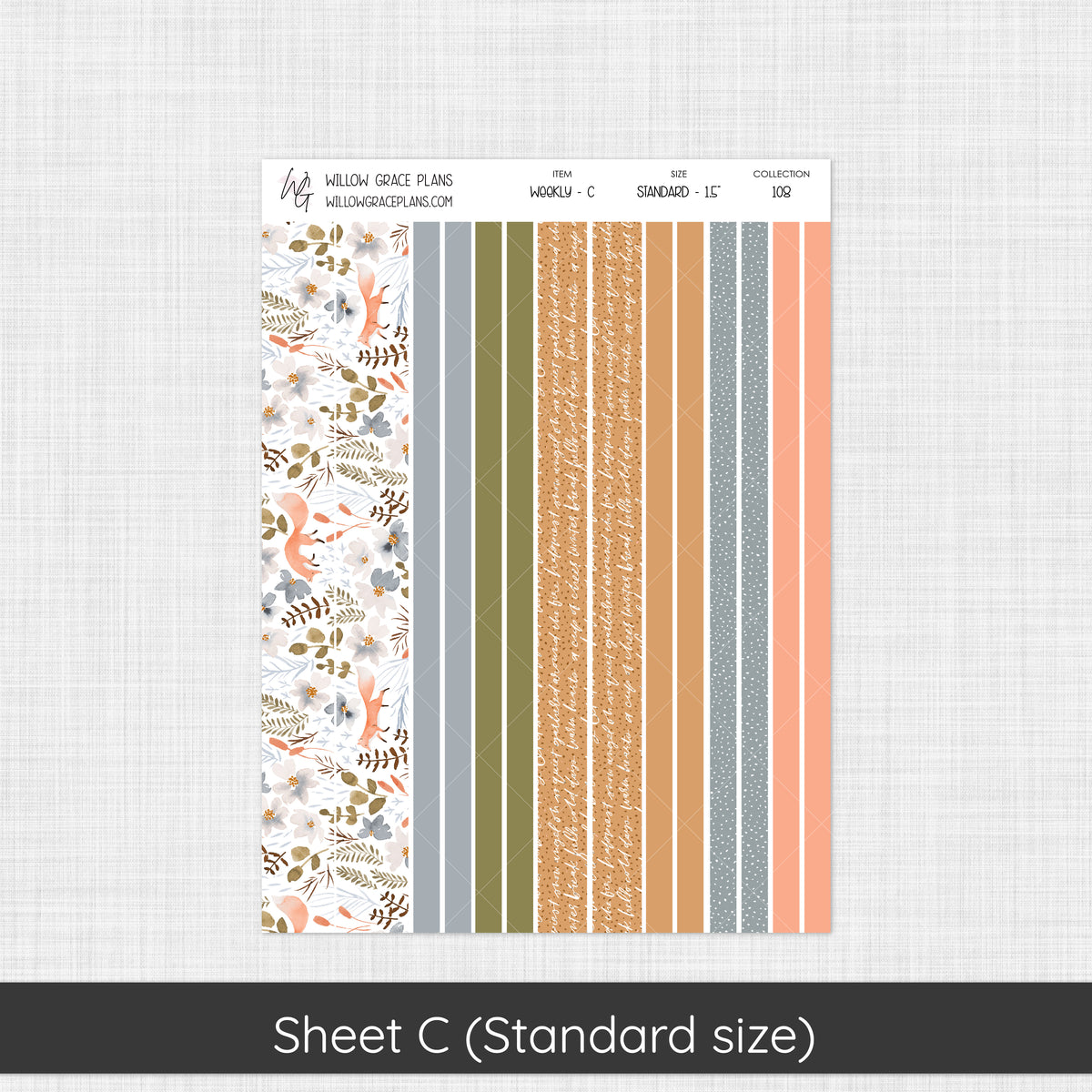 Weekly Sticker Kit | Hidden Hallow (108)