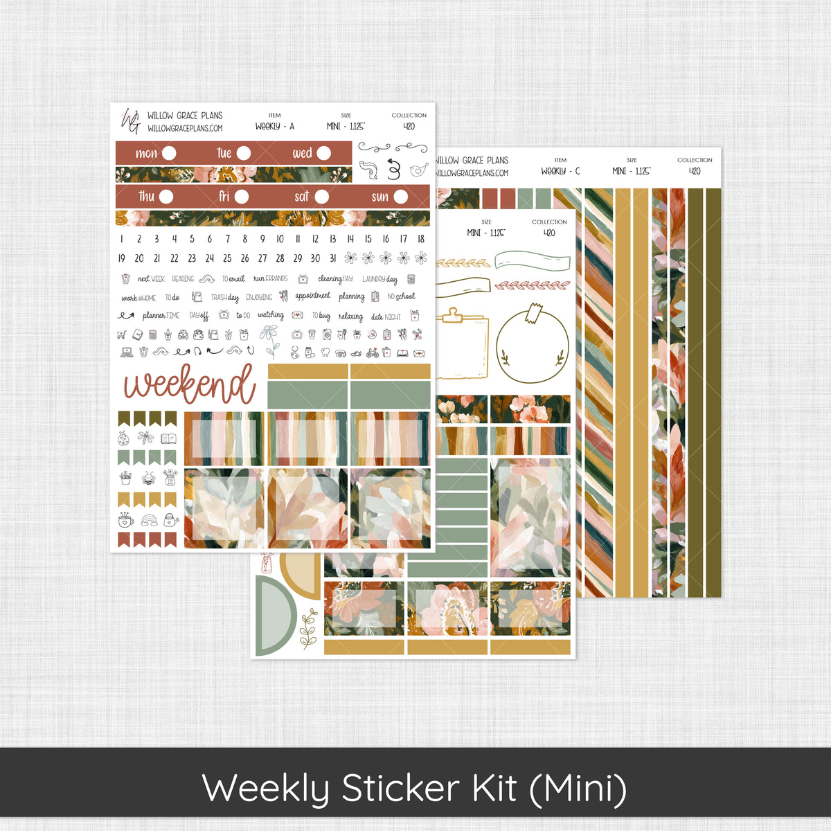 Weekly Sticker Kit (420)