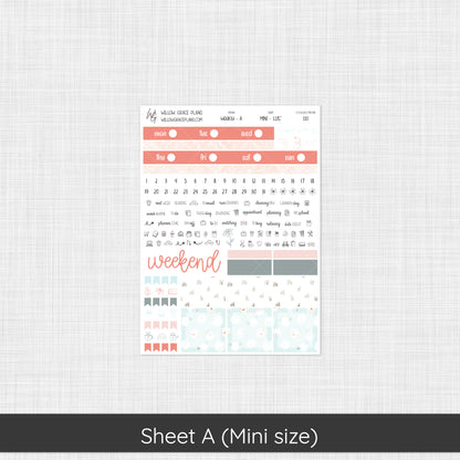 Weekly Sticker Kit | Winter Blush (110)