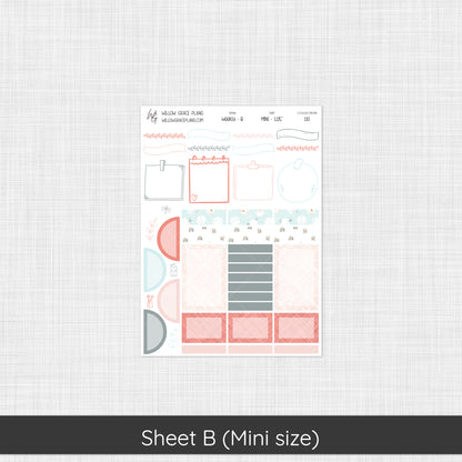 Weekly Sticker Kit | Winter Blush (110)