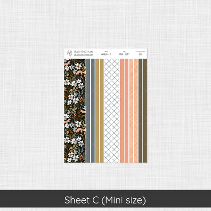 Weekly Sticker Kit | Midnight Meadow (109)