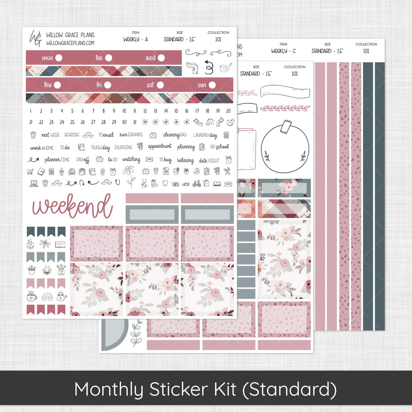Weekly Sticker Kit (101)