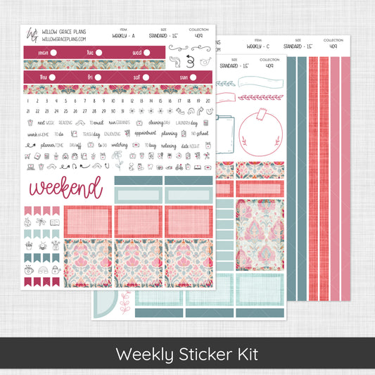 Weekly Sticker Kit | Boho Oasis (409)