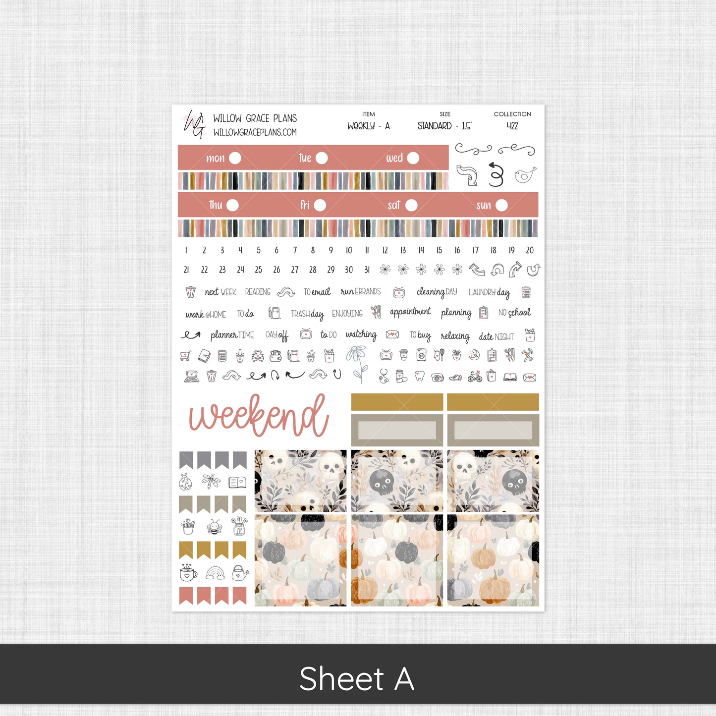 Weekly Sticker Kit (422)