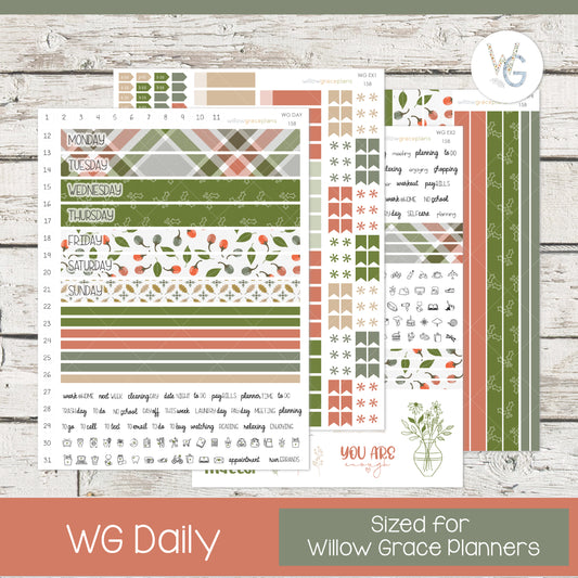 Daily Planner Stickers | Woodland Holly