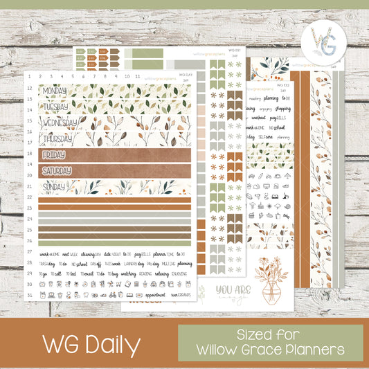 Daily Planner Stickers | Autumn Leaves