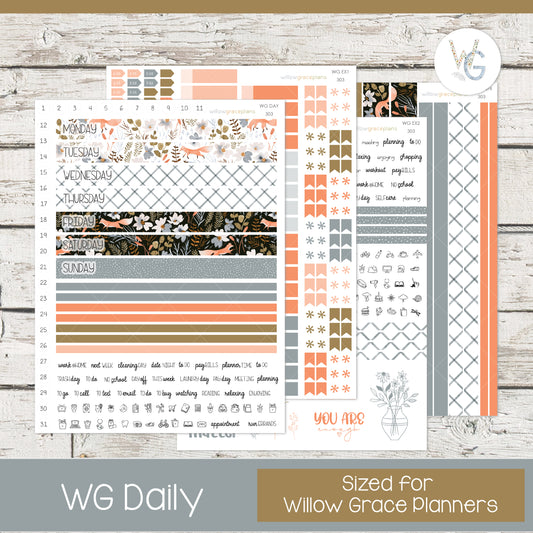 Daily Planner Stickers | Fox Hallow