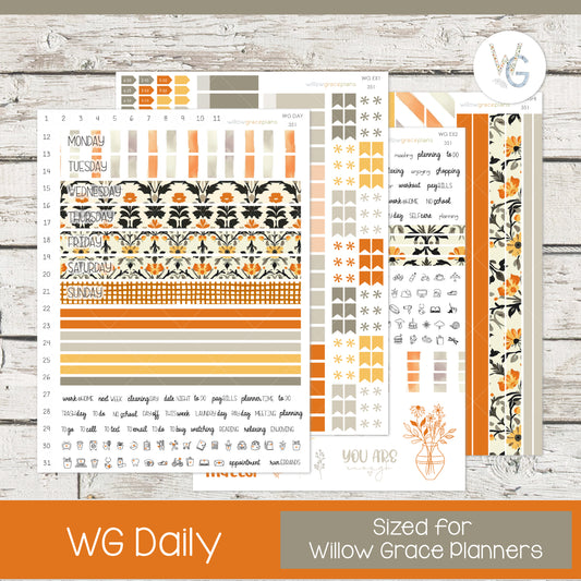 Daily Planner Stickers | Golden Harvest