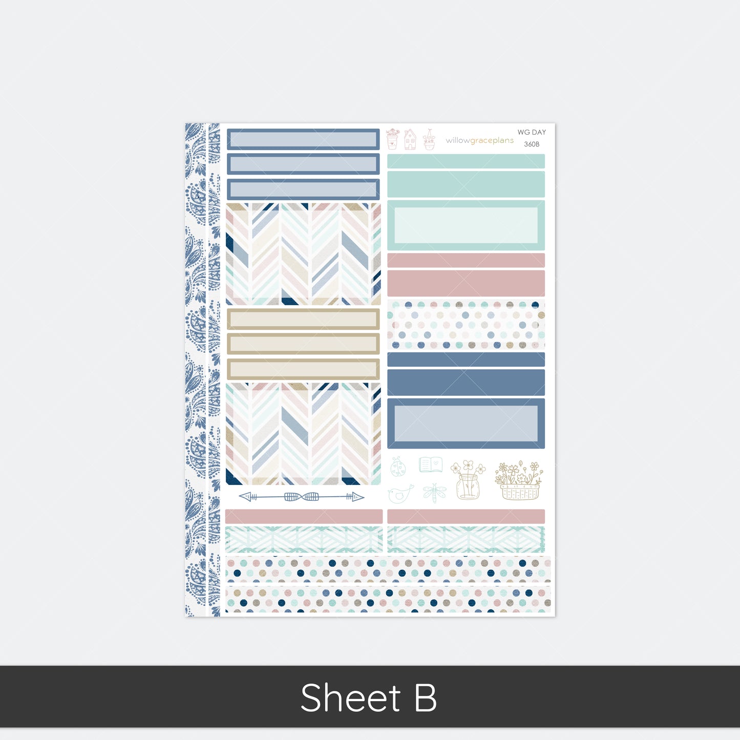 Daily Planner Stickers | Blue Harbor