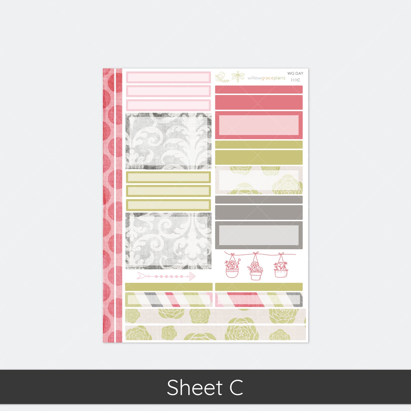 Daily Planner Stickers | Vintage Tea Party