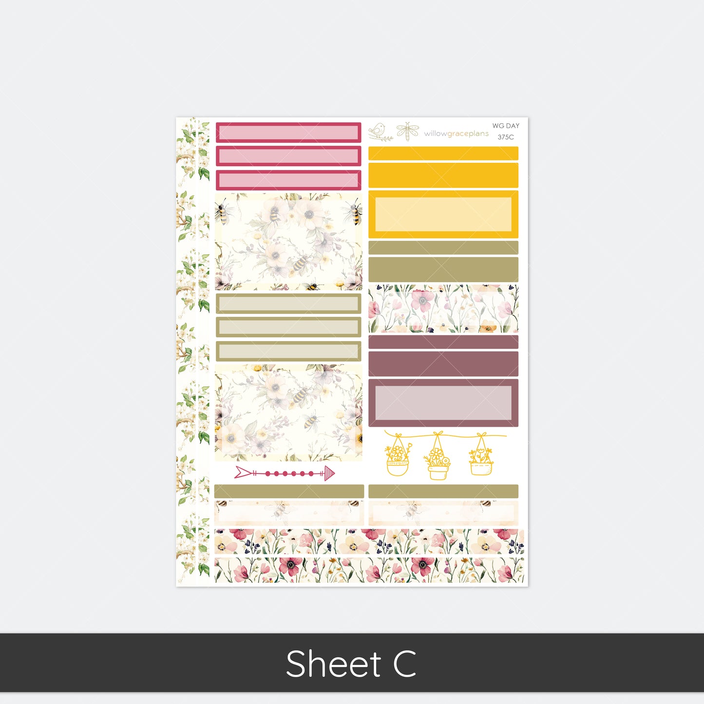 Daily Planner Stickers | Honey Bee