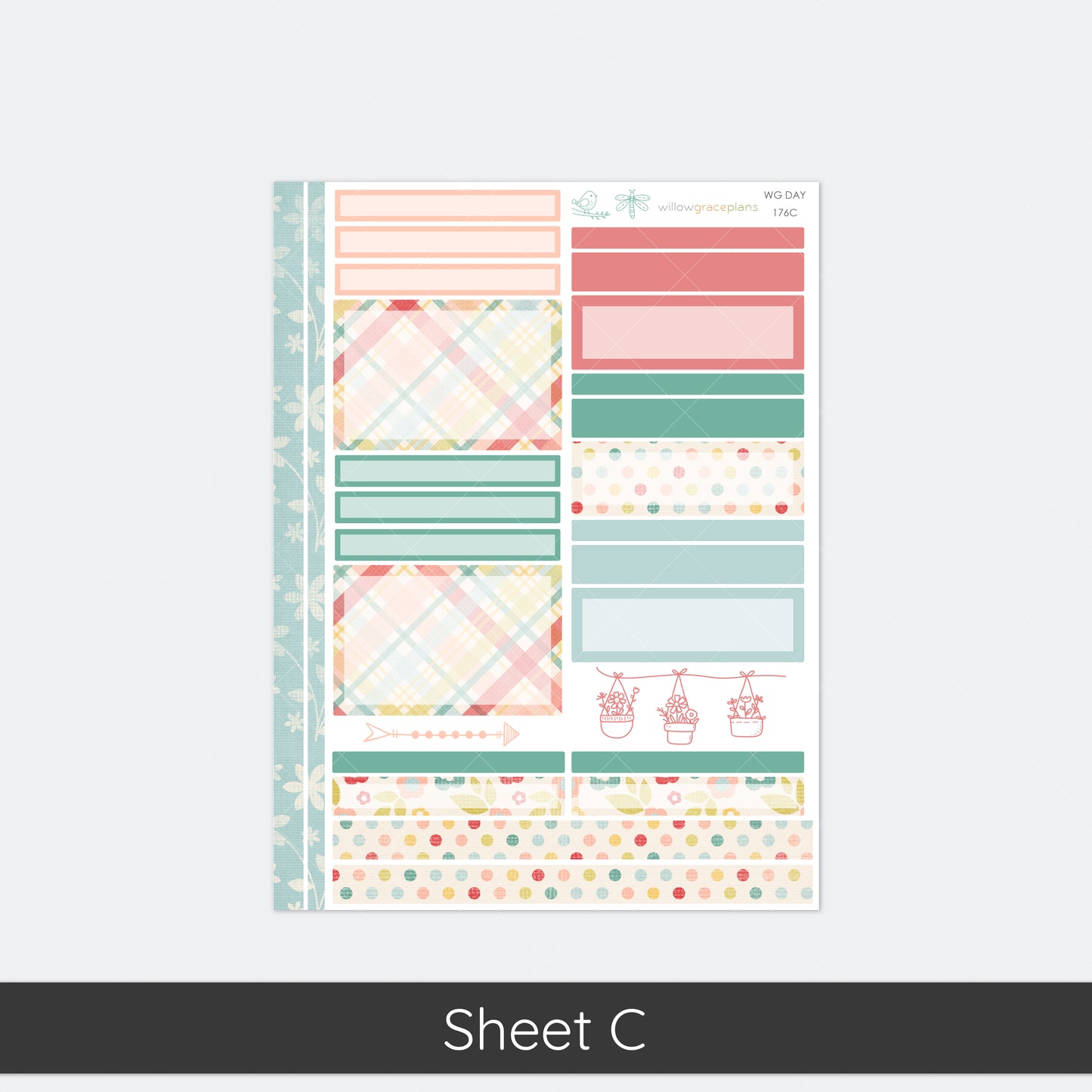 Daily Planner Stickers | Garden Picnic