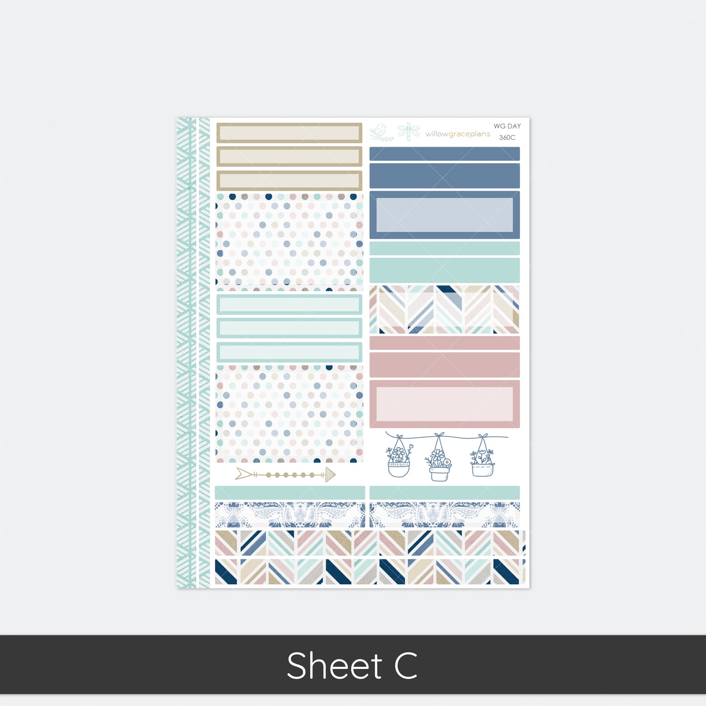 Daily Planner Stickers | Blue Harbor