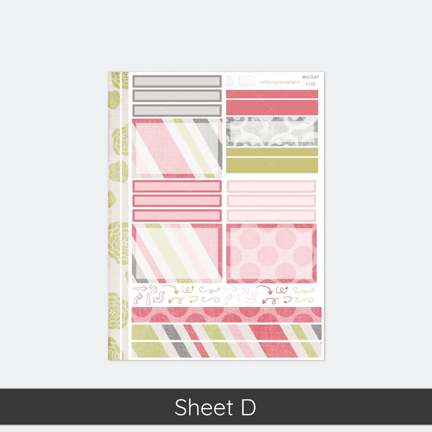 Daily Planner Stickers | Vintage Tea Party