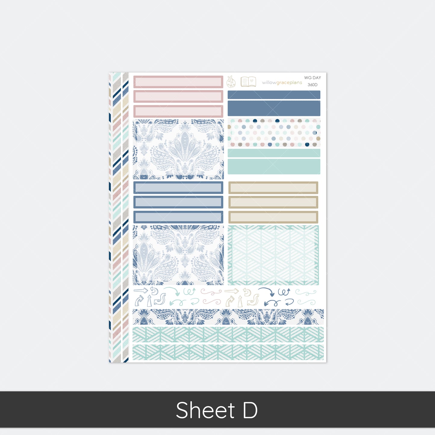 Daily Planner Stickers | Blue Harbor