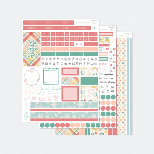 Monthly Planner Stickers | Garden Picnic
