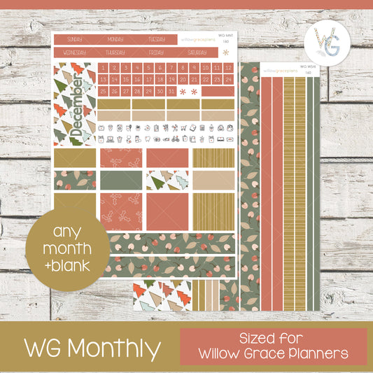 Monthly Planner Stickers | Merry Pines