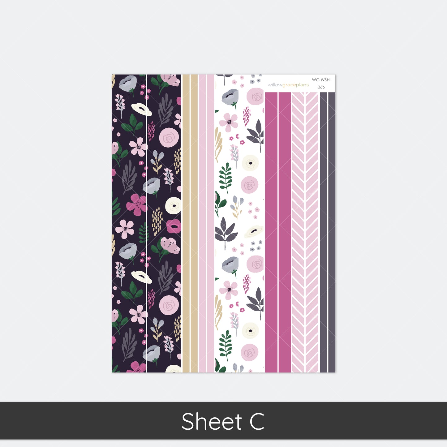 Monthly Planner Stickers | Dusky Petals