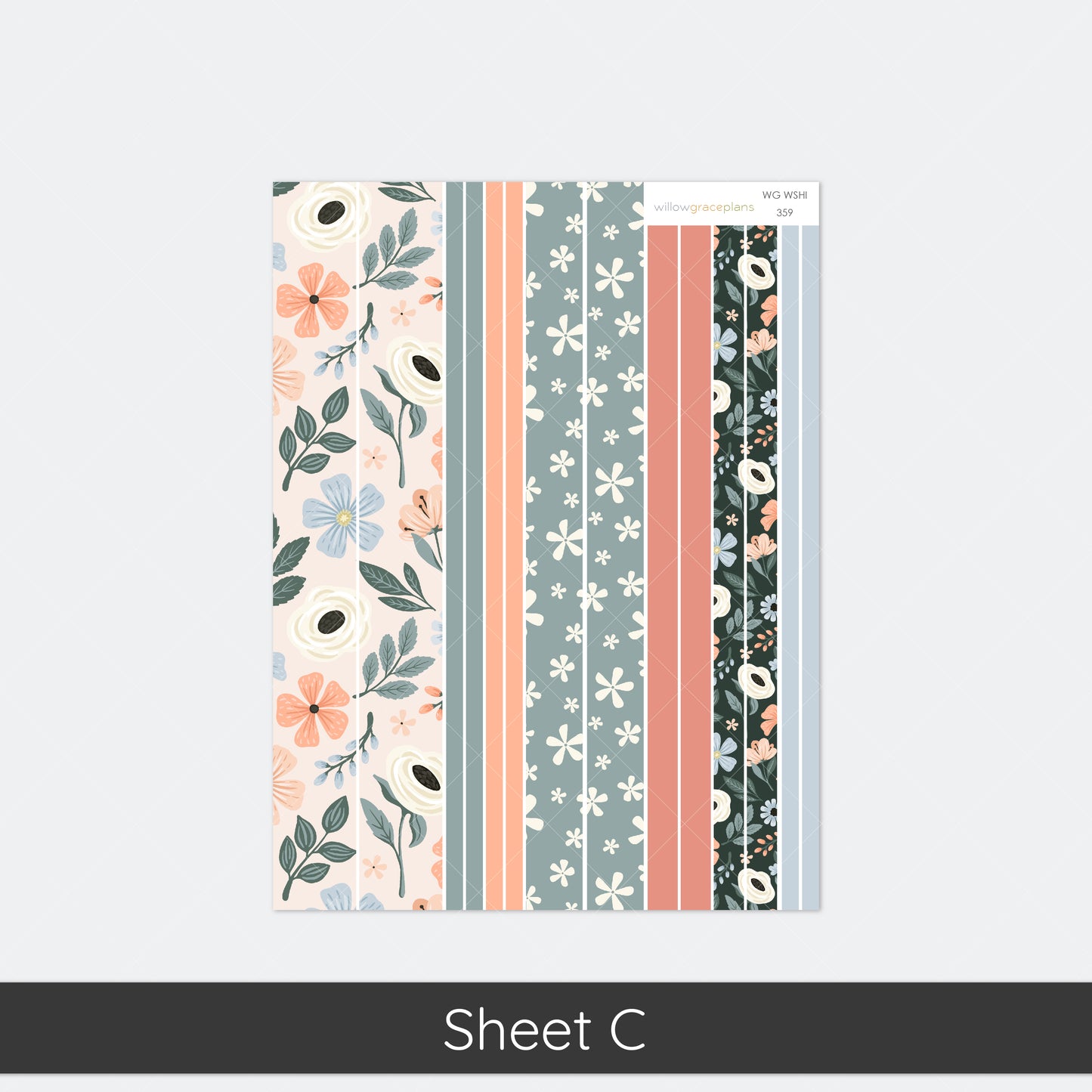 Monthly Planner Stickers | Antique Bloom