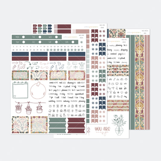 Weekly Planner Stickers | Tapestry