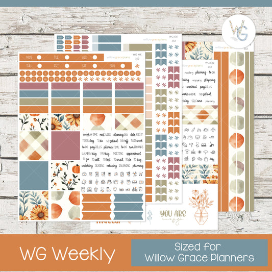 Weekly Planner Stickers | Sunflower Harvest