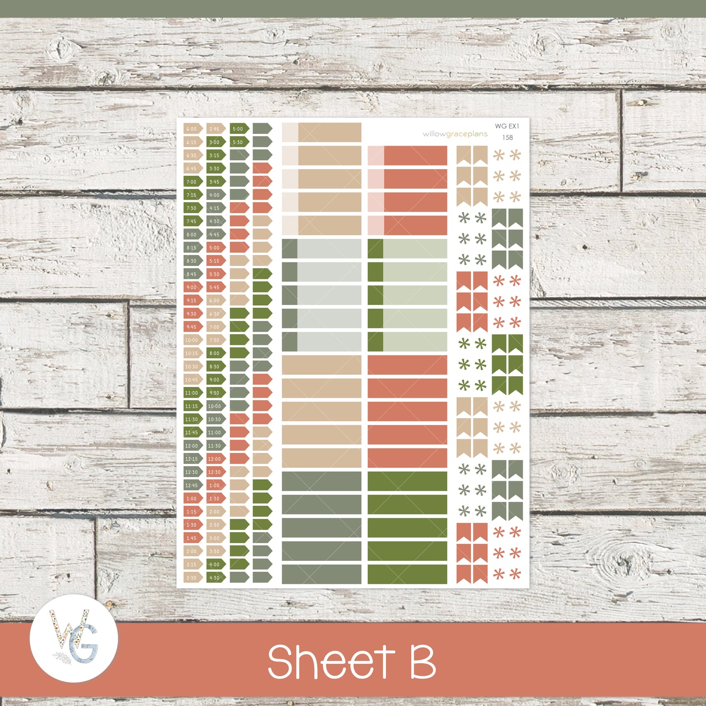 Daily Planner Stickers | Woodland Holly