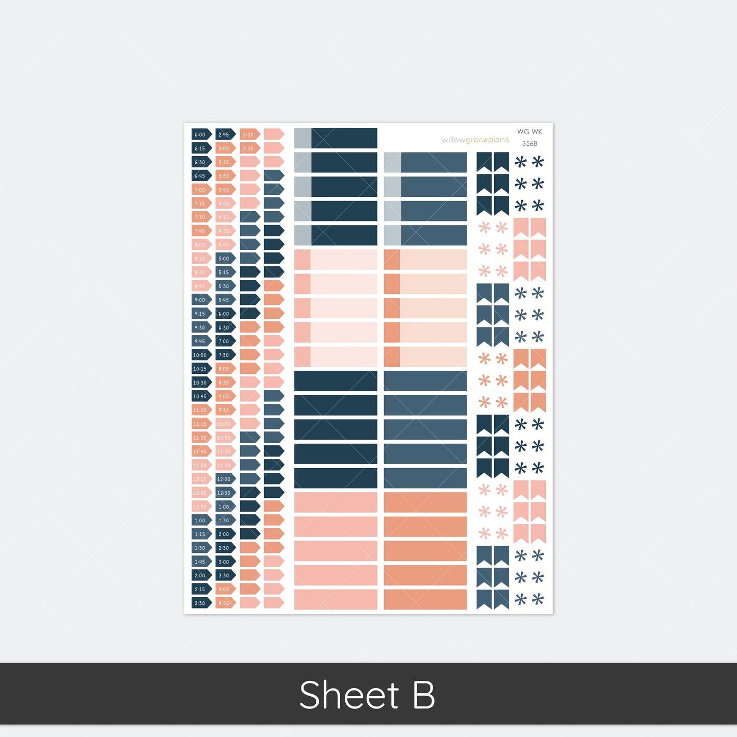 Weekly Planner Stickers | Petaled Print