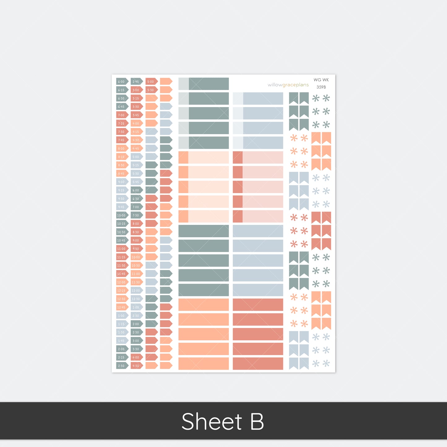 Weekly Planner Stickers | Antique Bloom