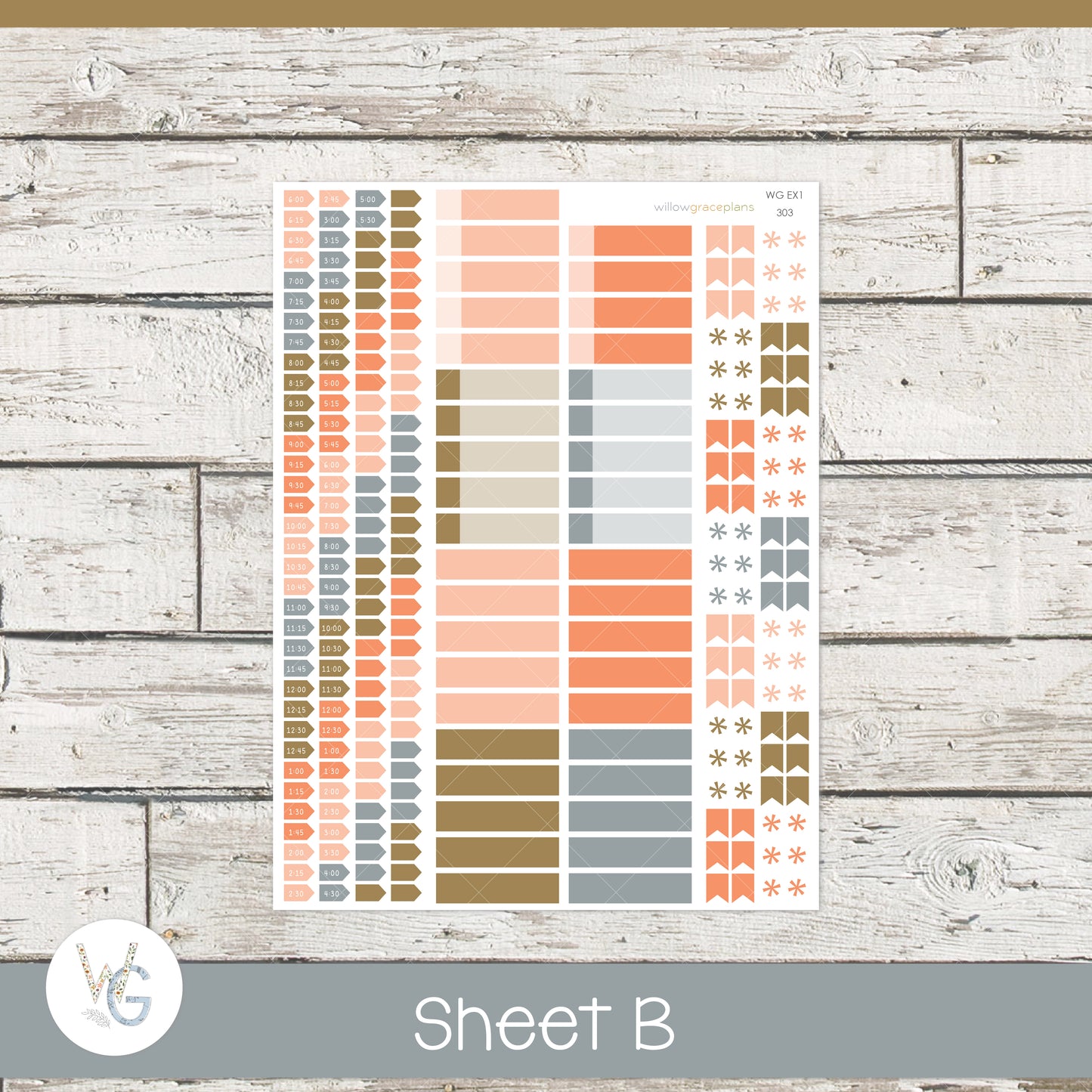 Weekly Planner Stickers | Fox Hallow