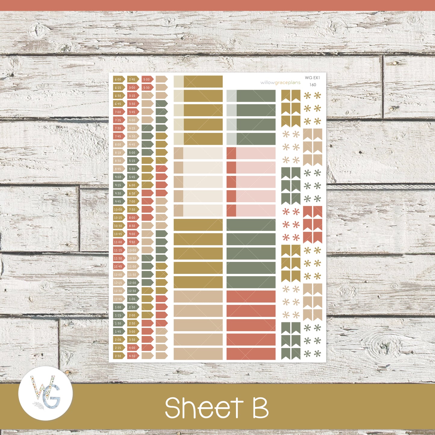 Daily Planner Stickers | Merry Pines