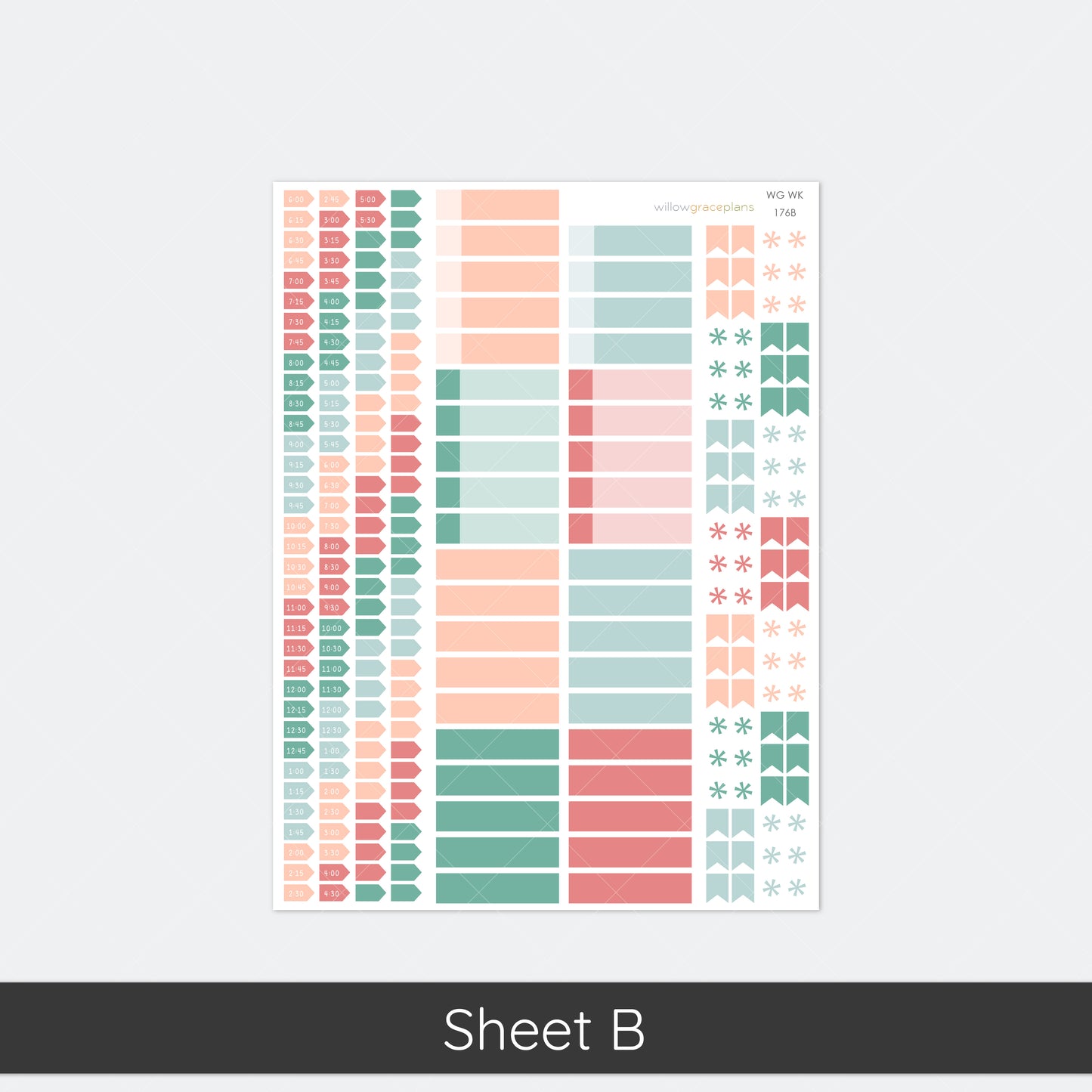 Weekly Planner Stickers | Garden Picnic